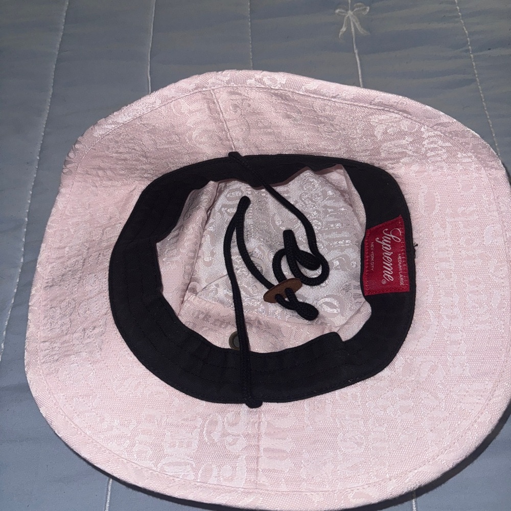 Supreme Jacquard Boonie Hat Pink Brand New - Picture 5 of 6